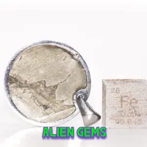 Pendant with Seymchan meteorite, 3.8 g