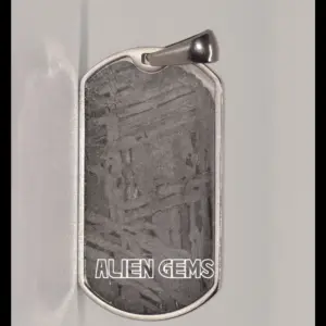 Pendant with Aletai Iron Meteorite, 6.7 g