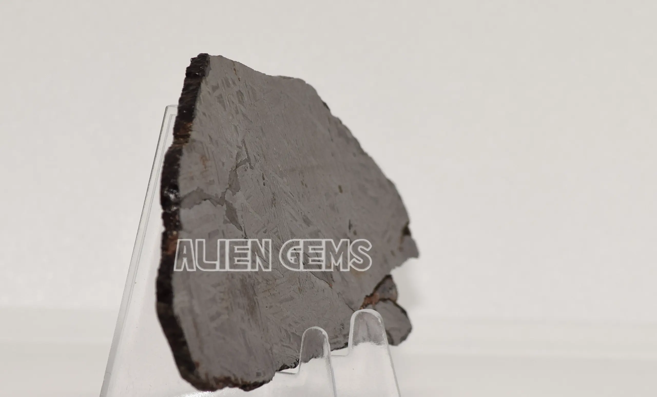 Aletai Iron Meteorite Slice – 93 g, 120×50×3 mm - Image 6