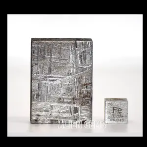 Muonionalusta Iron Meteorite – Etched Block Section, 80 g